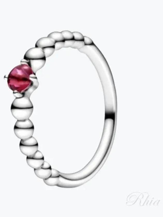 July Birth Stone Blaze Beaded Ring Red - PANDORA - BALAAN 2