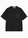 JEANS Men s Black Relaxed Fit Functional Pocket Short Sleeve T Shirt J325880 BEH - CALVIN KLEIN - BALAAN 1