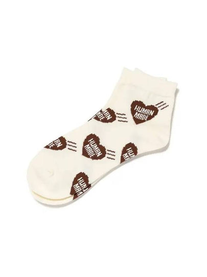 Heart Short Socks Brown HM28GD063 - HUMAN MADE - BALAAN 2