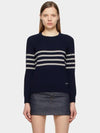 Georgia Georgia striped knit top navy - A.P.C. - BALAAN 3