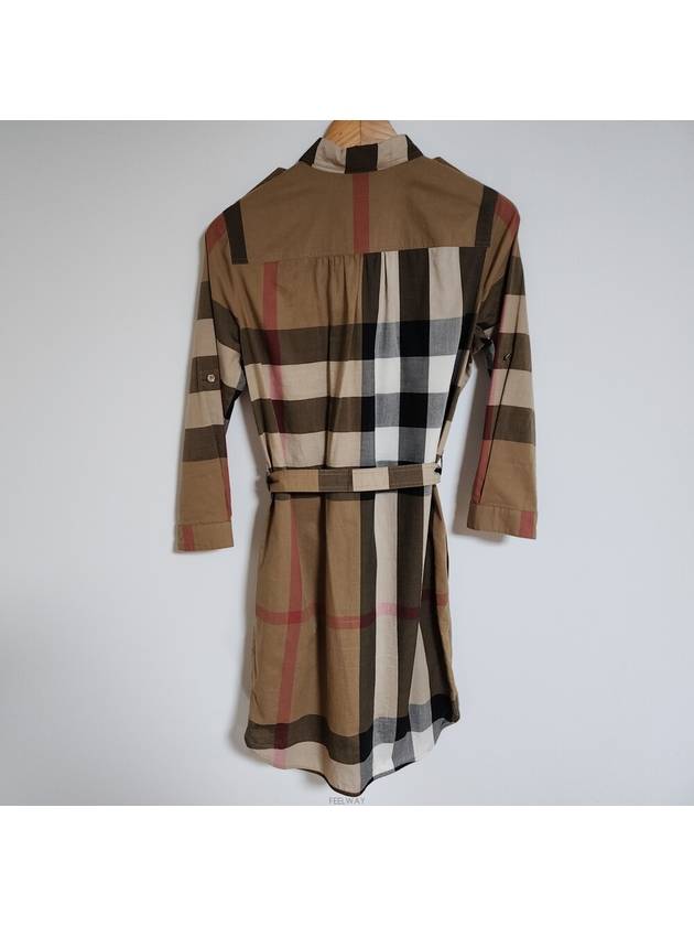 UK2 Kelsey Check Cotton Dress 8027708 - BURBERRY - BALAAN 7