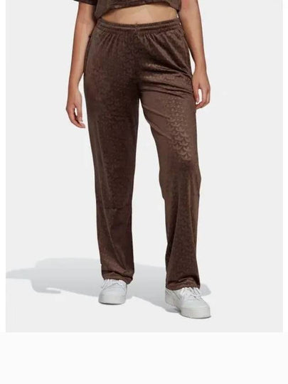 adidas velvet straight pants brown HL9122 - ADIDAS - BALAAN 2