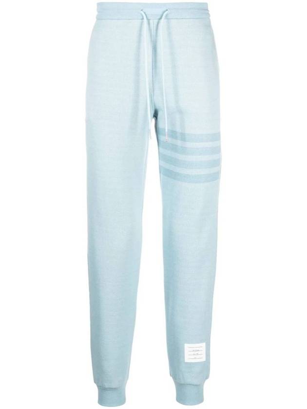 4 Bar Stripe Track Pants Light Blue - THOM BROWNE - BALAAN 2