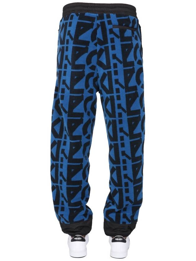 Monogram Track Pants Blue - KENZO - BALAAN 5