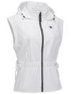 Official W WAIST SHIRRING HOODY VEST OW - ANEWGOLF - BALAAN 4