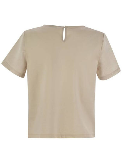 AMBURGO - Satin and jersey T-shirt - WEEKEND MAX MARA - BALAAN 2