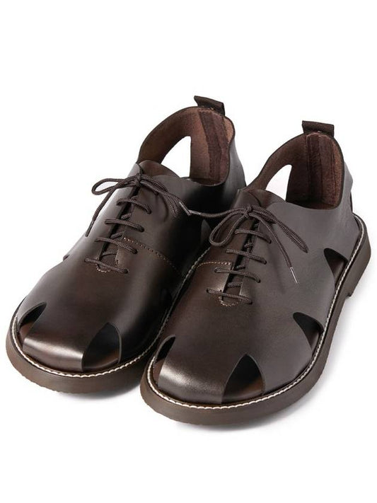 UniseFisherman Dress Shoes Milan Dark Brown - ANTICHI ROMANI - BALAAN 2