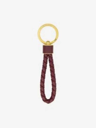 Intrecciato Lambskin Key Holder Brown - BOTTEGA VENETA - BALAAN 2