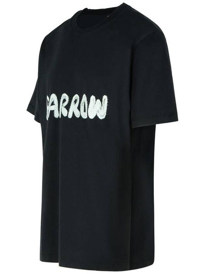 Barrow Black Cotton T-Shirt - CLAIRE BARROW - BALAAN 2