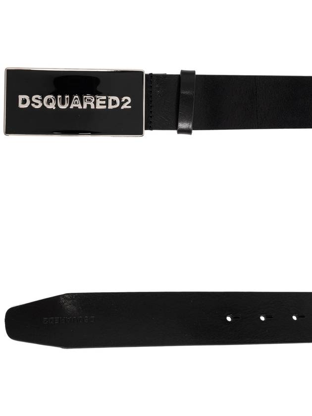 Dsquared2 Leather Belt, Men's, Black - DSQUARED2 - BALAAN 4