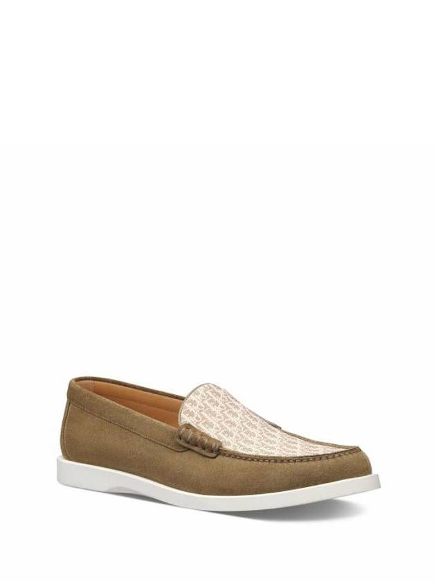 Granville Oblique Jacquard Suede Loafers Brown - DIOR - BALAAN 3