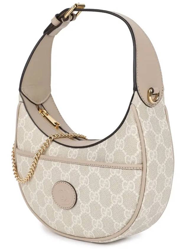 GG Half Moon Shaped Mini Bag Beige - GUCCI - BALAAN 3