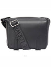 Military Leather Messenger Bag Black - LOEWE - BALAAN 2