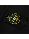 Men's Waffen Patch Pocket Sweatshirt Black - STONE ISLAND - BALAAN 5