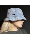 BBD Patchwork Denim Bucket Hat Light Blue - BLACKBLOND - BALAAN 2