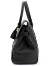 Small Bayswater Classic Grain Tote Bag Black - MULBERRY - BALAAN 4