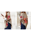 Wool flower print shawl 508797 3G200 - GUCCI - BALAAN 4