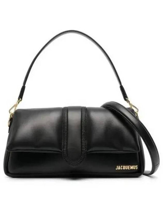 Le Bambimou Puffed Flap Shoulder Bag Black - JACQUEMUS - BALAAN 2