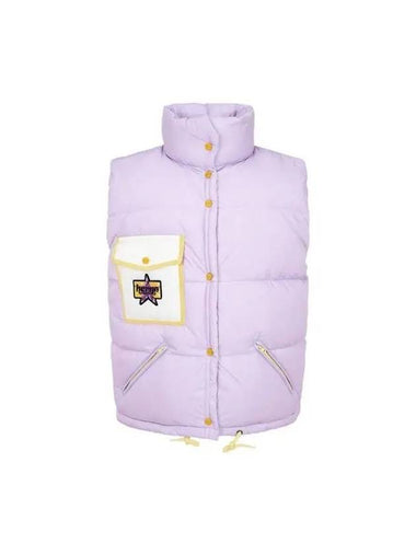 Last Women s Pocket Point Down Padding Vest Light Purple 270442 - HERNO - BALAAN 1