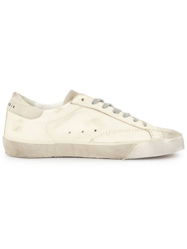 Super Star Leather Suede Low Top Sneakers White - GOLDEN GOOSE - BALAAN 5