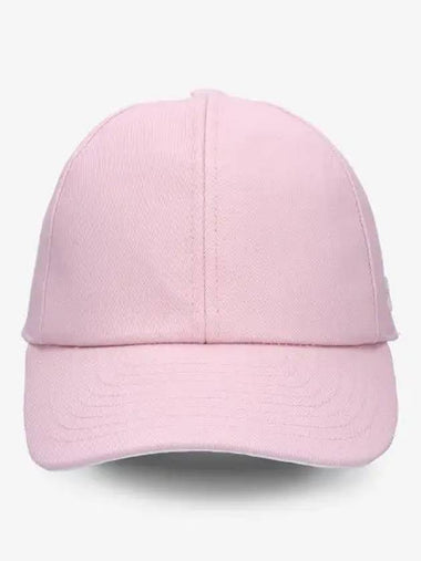 Side logo cotton signature ball cap powder pink 123ACT002CO00245011 - COURREGES - BALAAN 1