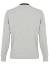 Men's Lens Waffen Diagonal Sweatshirt Gray - CP COMPANY - BALAAN.