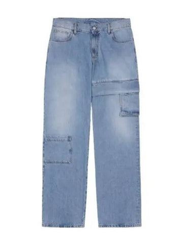 Oversized Denim Cargo Pants Blue Jeans - 1017 ALYX 9SM - BALAAN 1