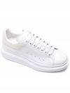 Larry Oversole White Line Tab Low Top Sneakers White - ALEXANDER MCQUEEN - BALAAN 4