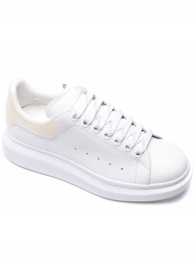 Larry Oversole White Line Tab Low Top Sneakers White - ALEXANDER MCQUEEN - BALAAN 4