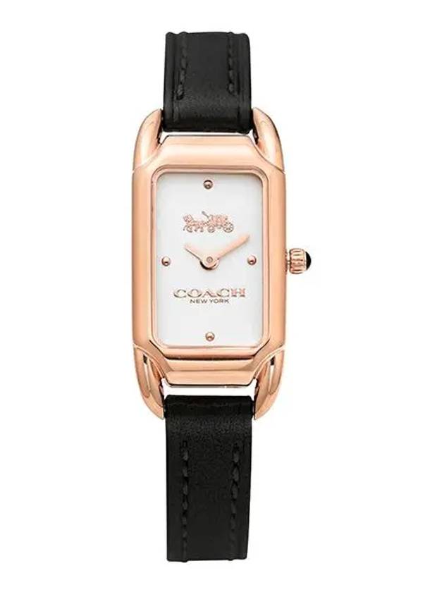 Cadie Leather Watch Black - COACH - BALAAN 2