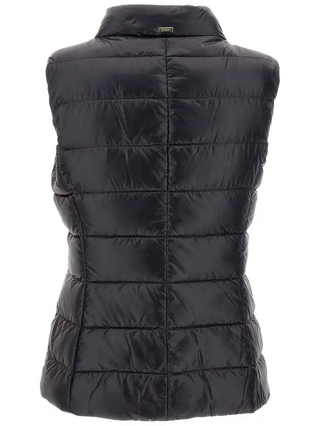 Giulia Slim Fit Down Padded Vest Black - HERNO - BALAAN 5