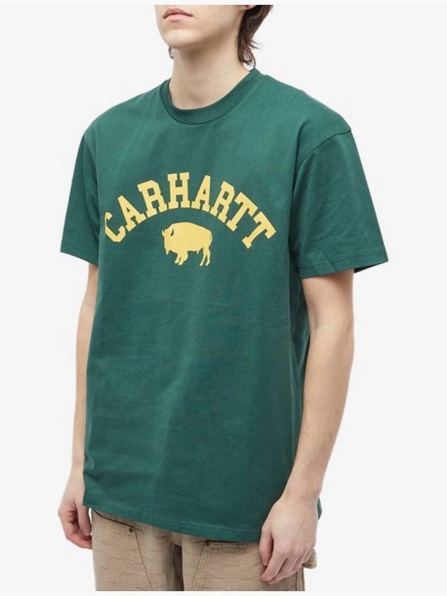 Locker Short Sleeve T-Shirt Green - CARHARTT WIP - BALAAN 3