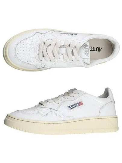 Medalist Leather Low Top Sneakers White - AUTRY - BALAAN 2