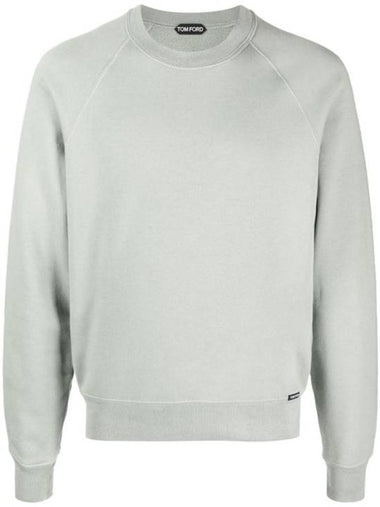 Cotton Sweatshirt Grey - TOM FORD - BALAAN 1