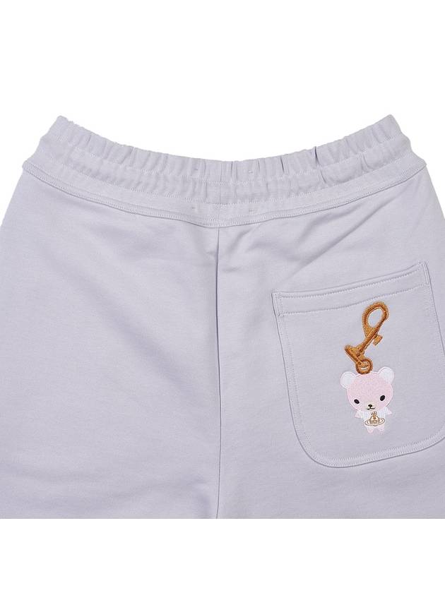 ORB Logo Cotton Shorts Light Purple - VIVIENNE WESTWOOD - BALAAN 8