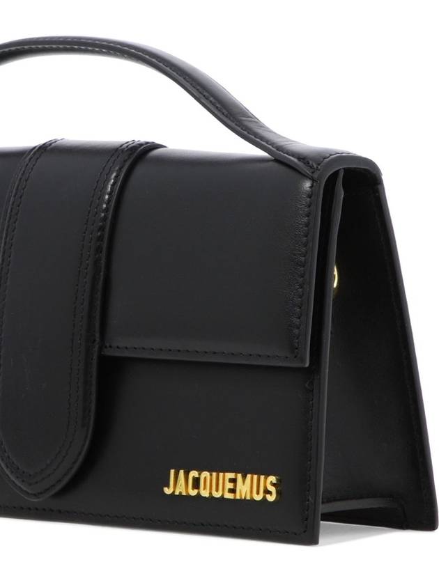 Le Grand Bambino Leather Tote Bag Black - JACQUEMUS - BALAAN 5