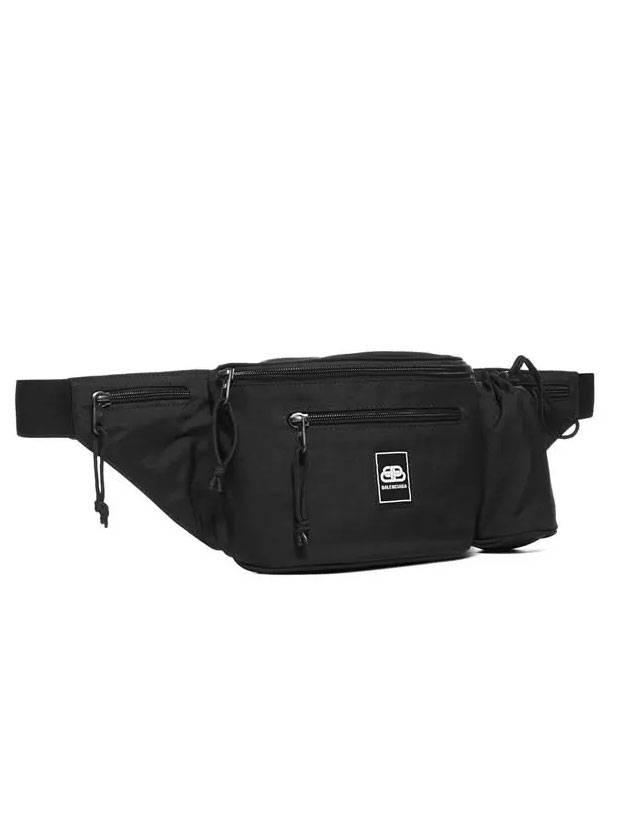 Weekend Nylon Belt Bag Black - BALENCIAGA - BALAAN.