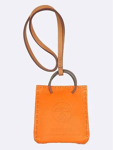 H079065CAAB Orange Color Sac de Bag Charm - HERMES - BALAAN 1