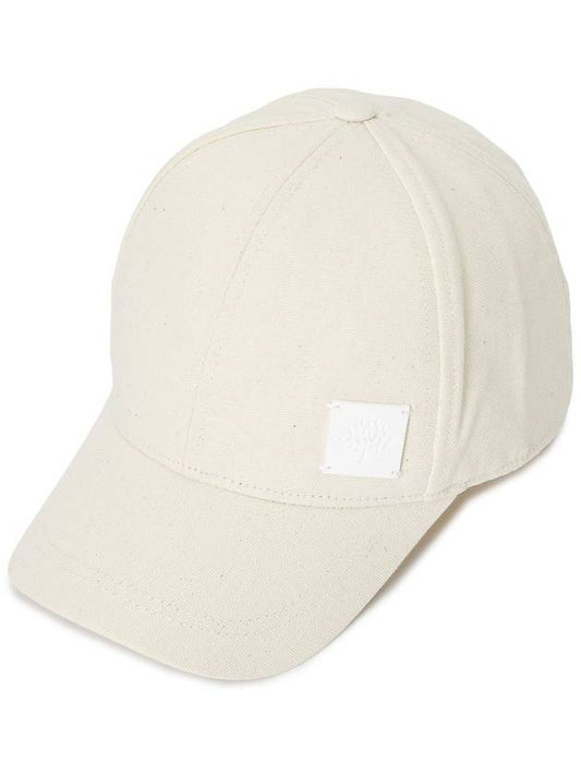 Solid Logo Patch Ball Cap Beige - MULBERRY - BALAAN 2