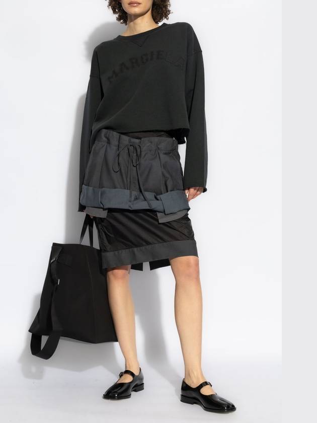 Maison Margiela Skirt With Vintage Effect, Women's, Grey - MAISON MARGIELA - BALAAN 2