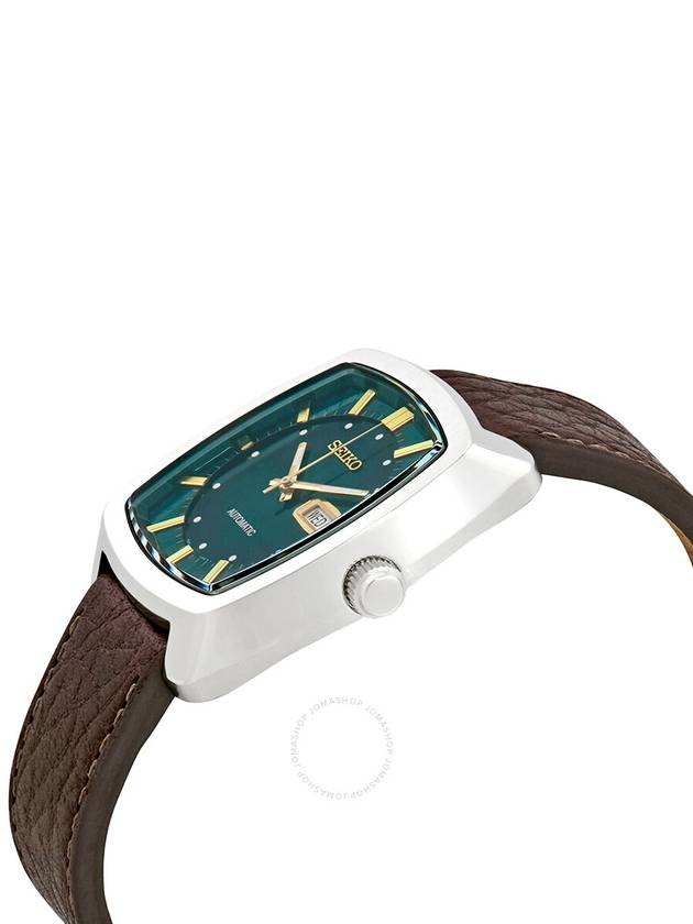 Seiko Recraft Automatic Green Dial Brown Leather Men's Watch SNKP27 - SEIKO - BALAAN 2