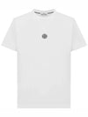 Solar Eclipse Print Short Sleeve T-Shirt Ice - STONE ISLAND - BALAAN 2