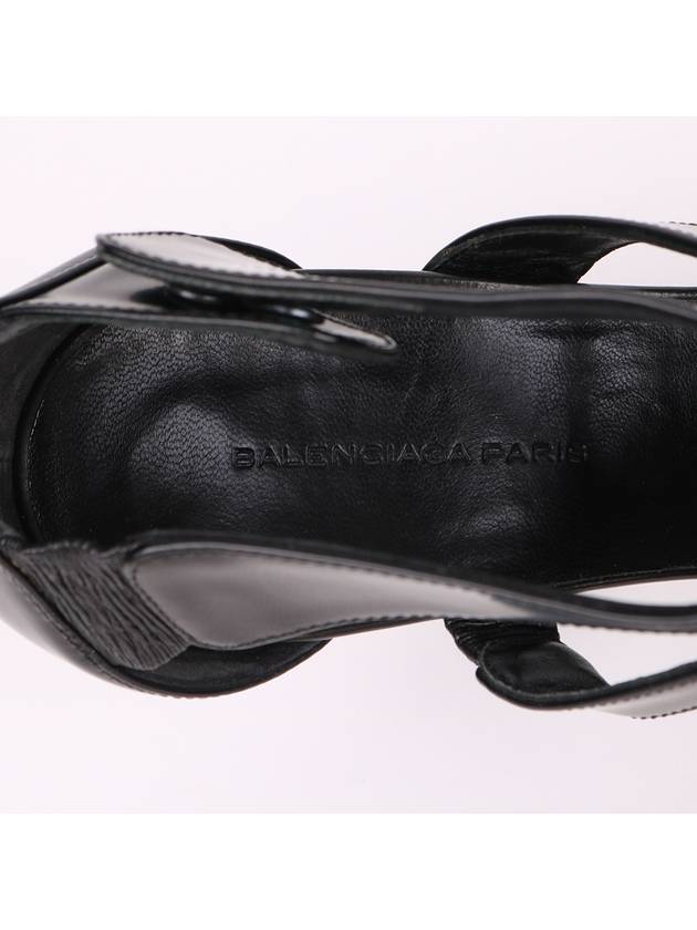 Open toe black women s high heels - BALENCIAGA - BALAAN 10