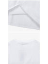 Logo Common Short Sleeve T-Shirt White - PRADA - BALAAN 4