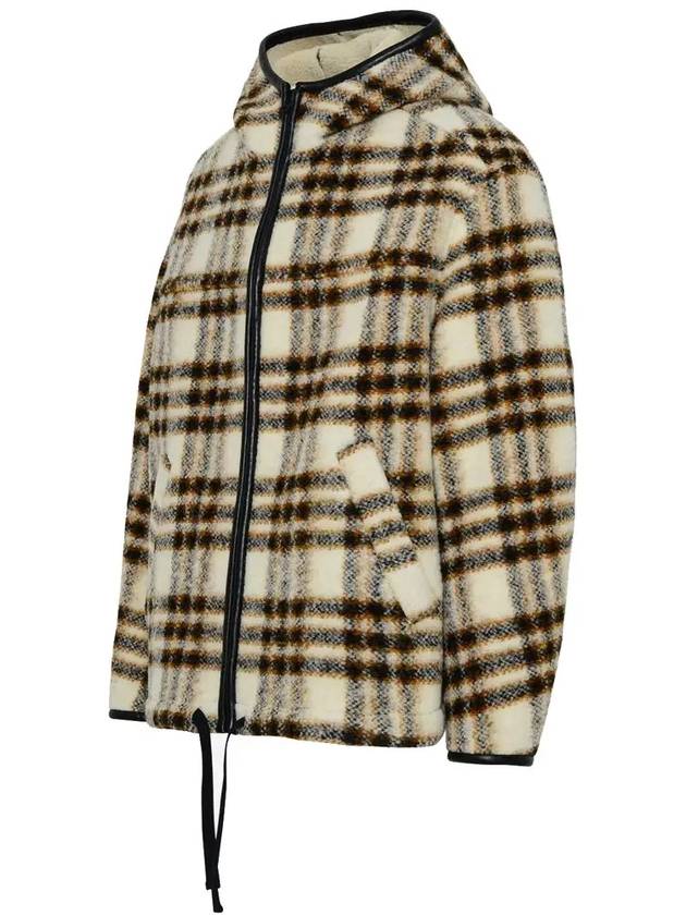 KURTIS Check Hooded Jacket MA1244 22A011H 23EC - ISABEL MARANT - BALAAN 4