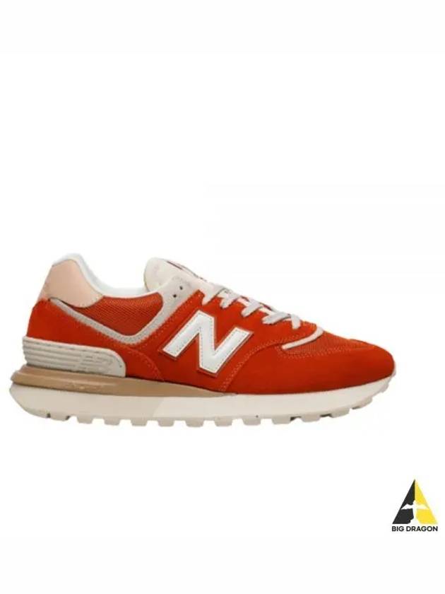 Women's 574 Legacy Low Top Sneakers Orange - NEW BALANCE - BALAAN 2