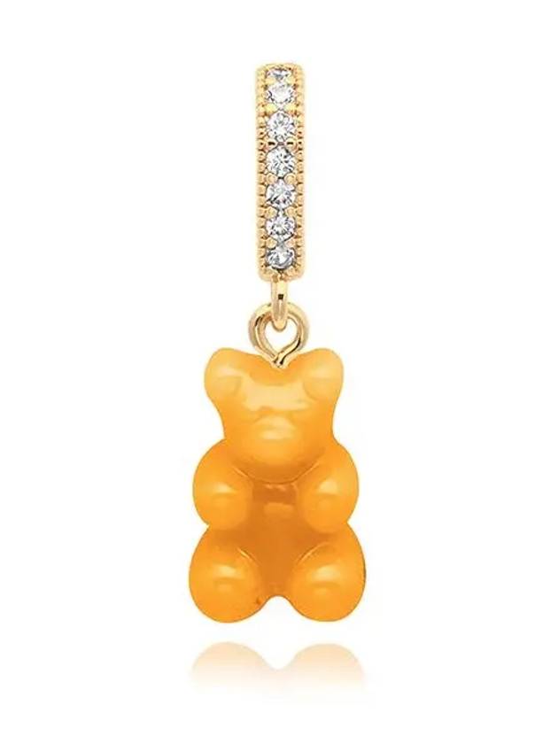 Nostalgia Bear Fave Connector Pendant Gold NYC Taxi Yellow - CRYSTAL HAZE - BALAAN 3