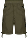 Wappen Patch Cargo Shorts Khaki - STONE ISLAND - BALAAN 2