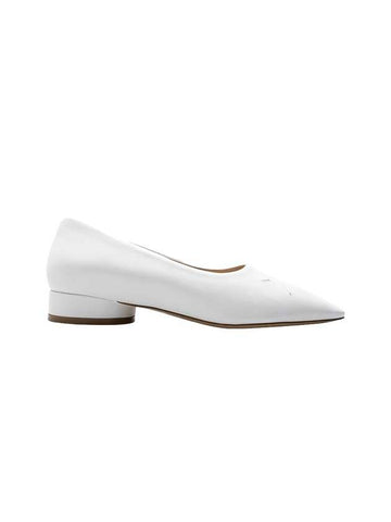 women stitch pumps heels white - MAISON MARGIELA - BALAAN 1