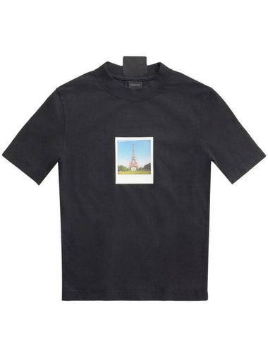 polaroid print stretch design t-shirt 745019TOVC7 - BALENCIAGA - BALAAN 1